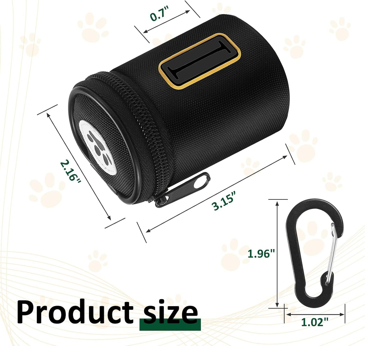 Dog Poop Bag Holder for Leash