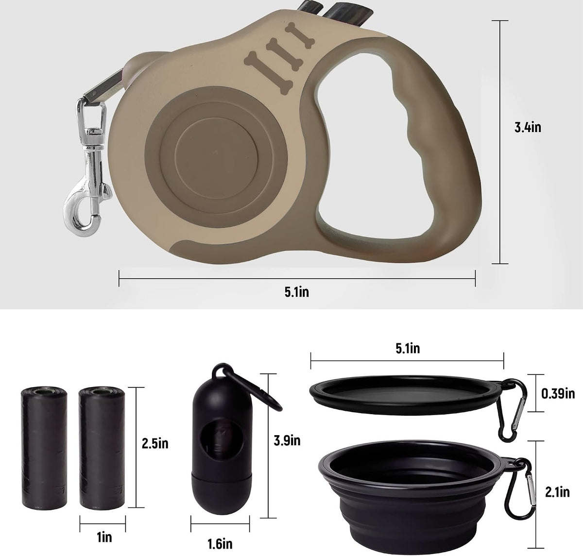 Retractable Dog Leash Automatic Telescopic Tractor Dog Tape