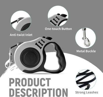 Retractable Dog Leash Automatic Telescopic Tractor Dog Tape