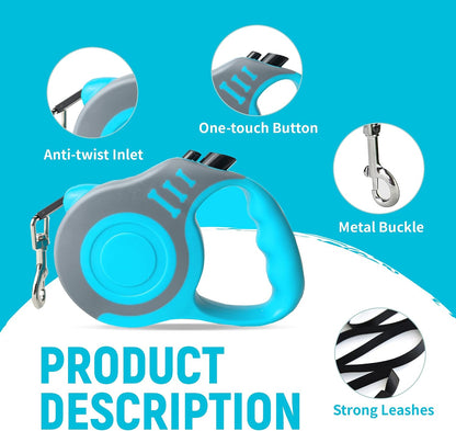 Retractable Dog Leash Automatic Telescopic Tractor Dog Tape