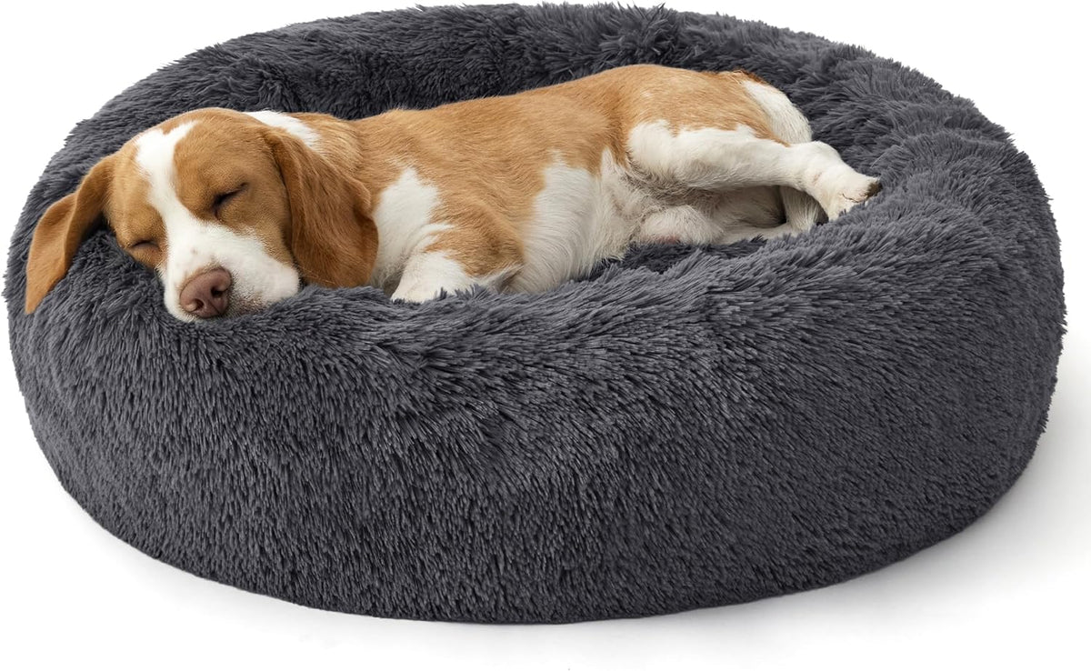 SupportMax® Calming Dog Bed Medium Size Dog Washable Pet Bed,30in