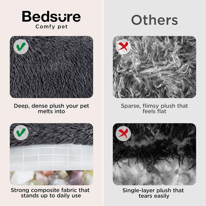 SupportMax® Calming Dog Bed Medium Size Dog Washable Pet Bed,30in