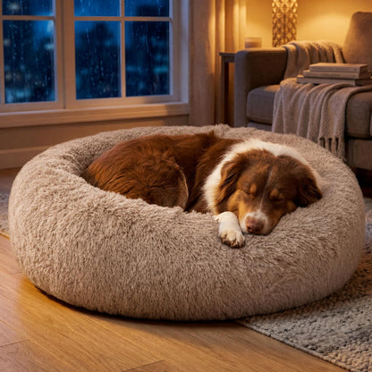 SupportMax® Calming Dog Bed Medium Size Dog Washable Pet Bed,30in