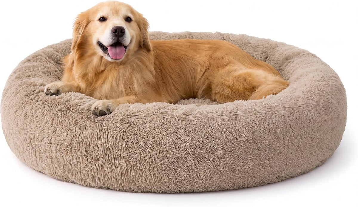 SupportMax® Calming Dog Bed Medium Size Dog Washable Pet Bed,30in
