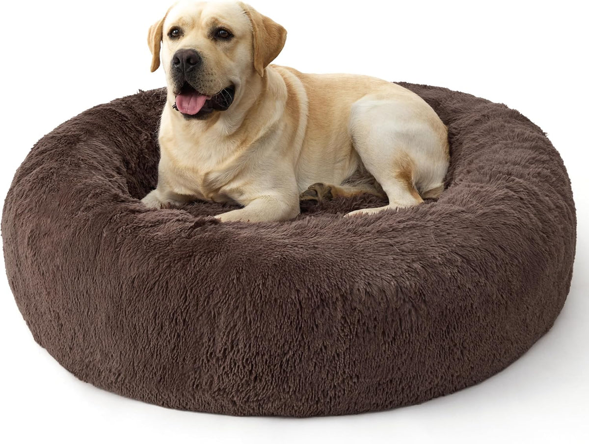 SupportMax® Calming Dog Bed Medium Size Dog Washable Pet Bed,30in