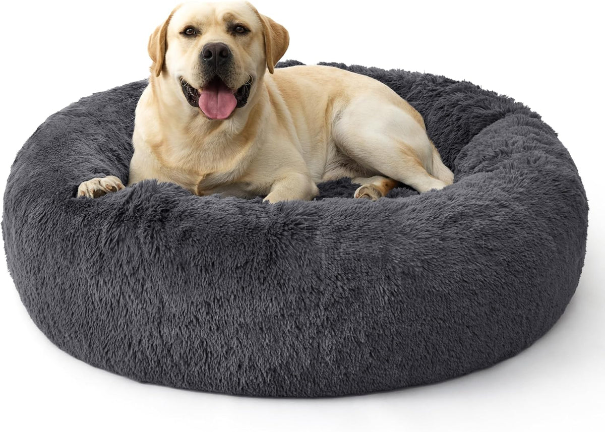 SupportMax® Calming Dog Bed Medium Size Dog Washable Pet Bed,30in
