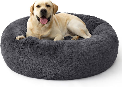 SupportMax® Calming Dog Bed Medium Size Dog Washable Pet Bed,30in