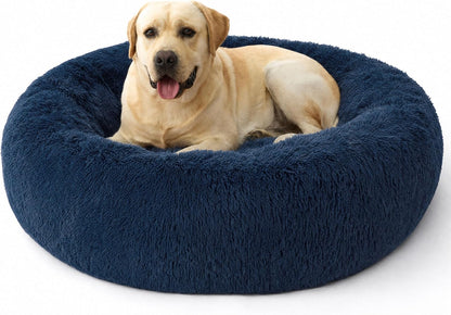 SupportMax® Calming Dog Bed Medium Size Dog Washable Pet Bed,30in
