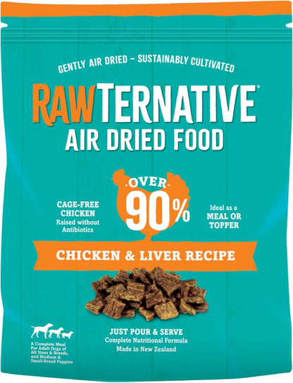 RawTernative Air-Dried Dog Food, Beef & Beef Organs Recipe, 1 lb