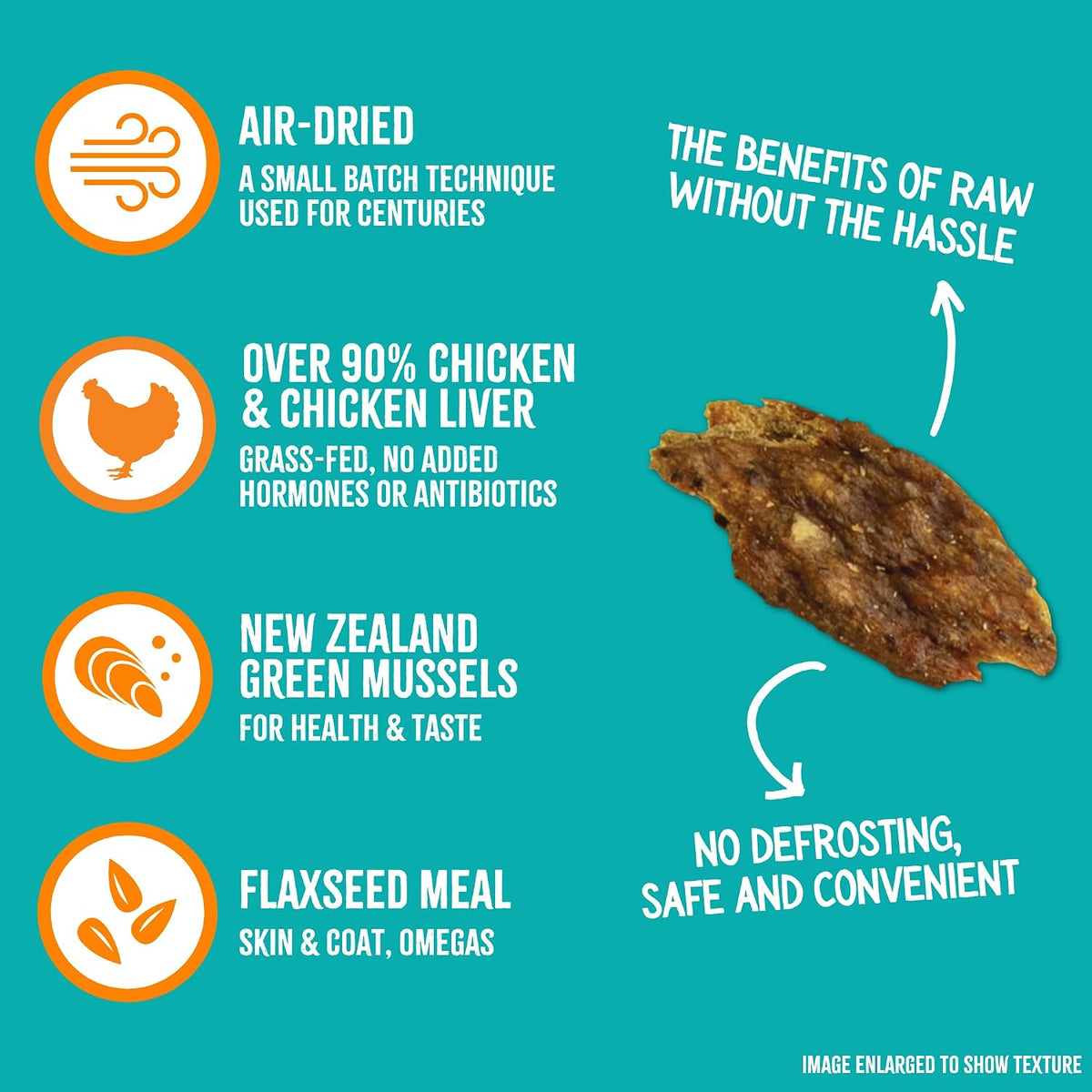 RawTernative Air-Dried Dog Food, Beef & Beef Organs Recipe, 1 lb