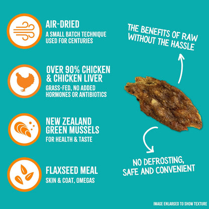 RawTernative Air-Dried Dog Food, Beef & Beef Organs Recipe, 1 lb