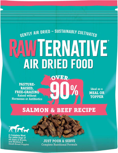 RawTernative Air-Dried Dog Food, Beef & Beef Organs Recipe, 1 lb