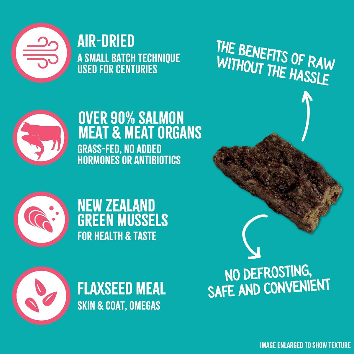 RawTernative Air-Dried Dog Food, Beef & Beef Organs Recipe, 1 lb