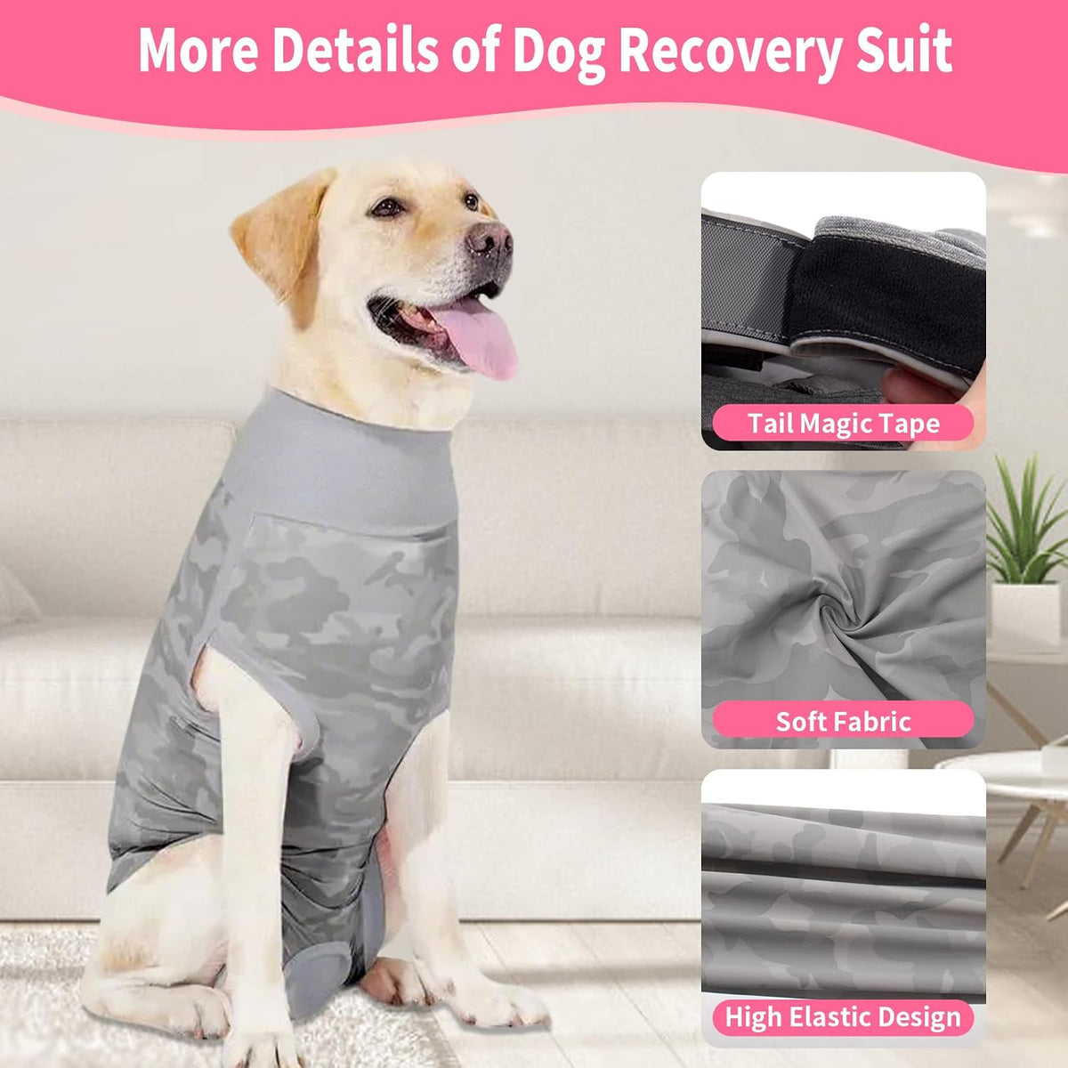 Dog Onesie for Surgery Female, Dog Surgery Spay Recovery Suit