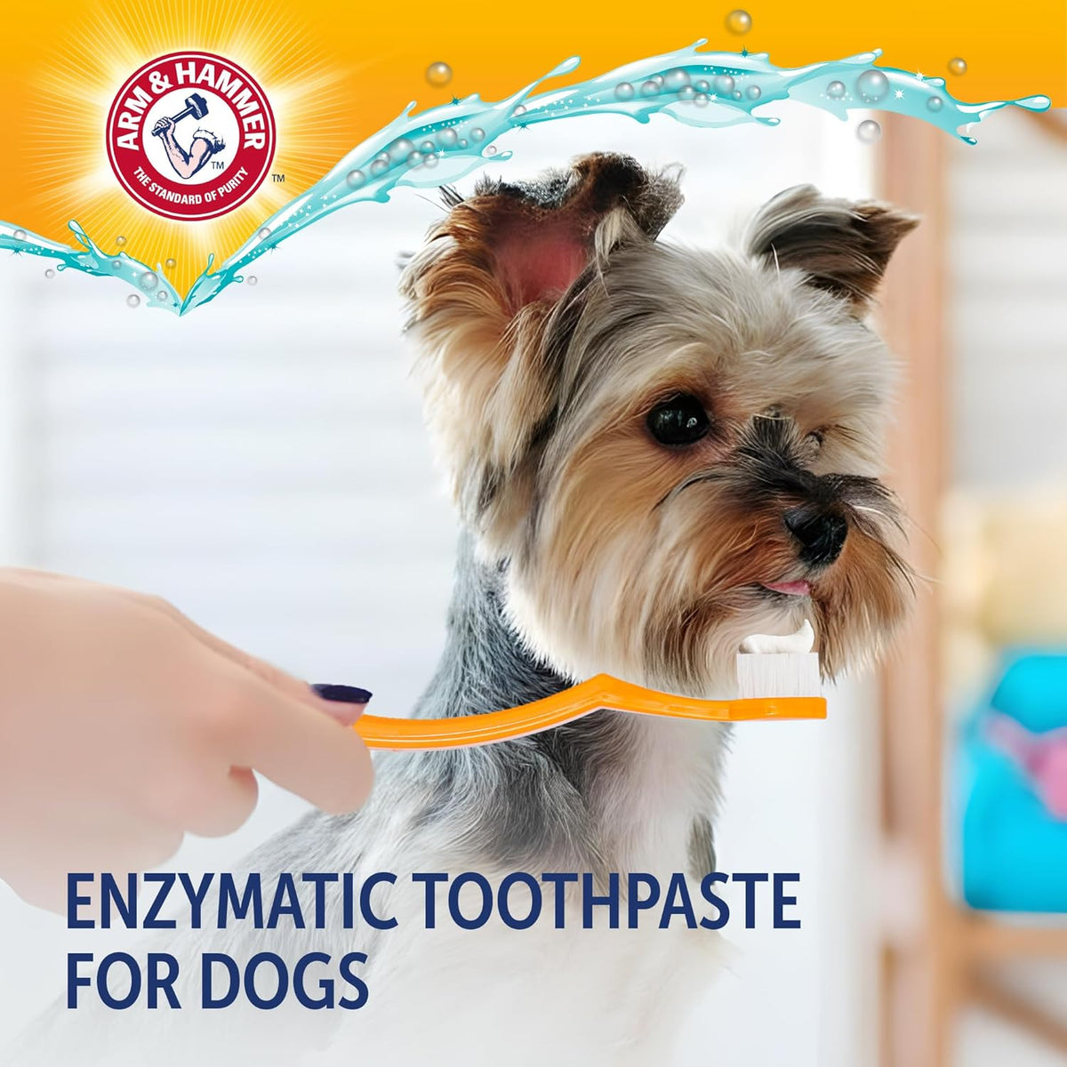 Complete Care Puppy Toothpaste, Peanut Butter, 6.2 Oz | Fluoride-free, non-toxic formula with baking soda and calcium controls tartar for growing puppies