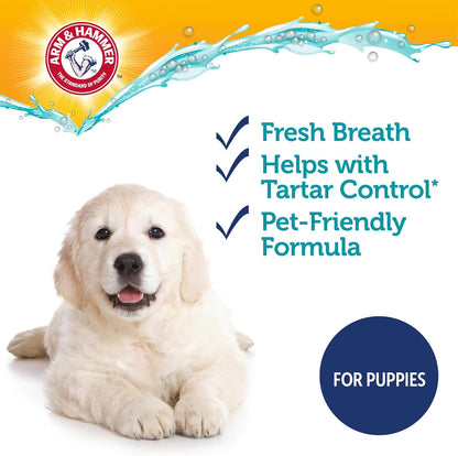 Complete Care Puppy Toothpaste, Peanut Butter, 6.2 Oz | Fluoride-free, non-toxic formula with baking soda and calcium controls tartar for growing puppies