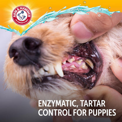Complete Care Puppy Toothpaste, Peanut Butter, 6.2 Oz | Fluoride-free, non-toxic formula with baking soda and calcium controls tartar for growing puppies