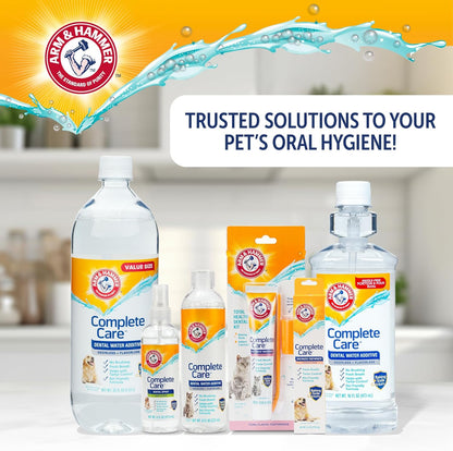 Complete Care Puppy Toothpaste, Peanut Butter, 6.2 Oz | Fluoride-free, non-toxic formula with baking soda and calcium controls tartar for growing puppies
