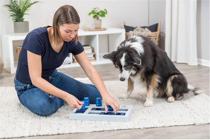Turn Around - Mad Scientist Dog Activity Interactive Toy, Level 2 Food Puzzle Game, Brain Teasing Treat Dispenser, IQ and Mental Development Toy for Smart Dogs, Enrichment Toy for Boredom Busting