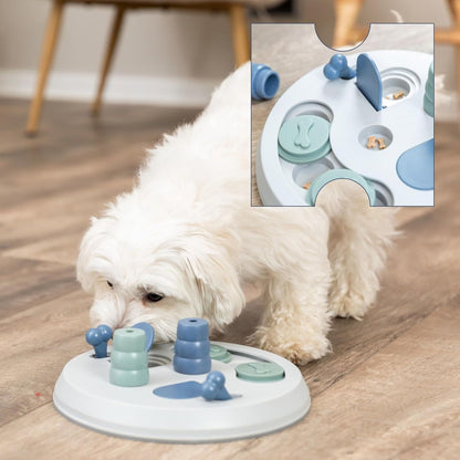 Turn Around - Mad Scientist Dog Activity Interactive Toy, Level 2 Food Puzzle Game, Brain Teasing Treat Dispenser, IQ and Mental Development Toy for Smart Dogs, Enrichment Toy for Boredom Busting