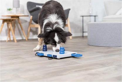 Turn Around - Mad Scientist Dog Activity Interactive Toy, Level 2 Food Puzzle Game, Brain Teasing Treat Dispenser, IQ and Mental Development Toy for Smart Dogs, Enrichment Toy for Boredom Busting
