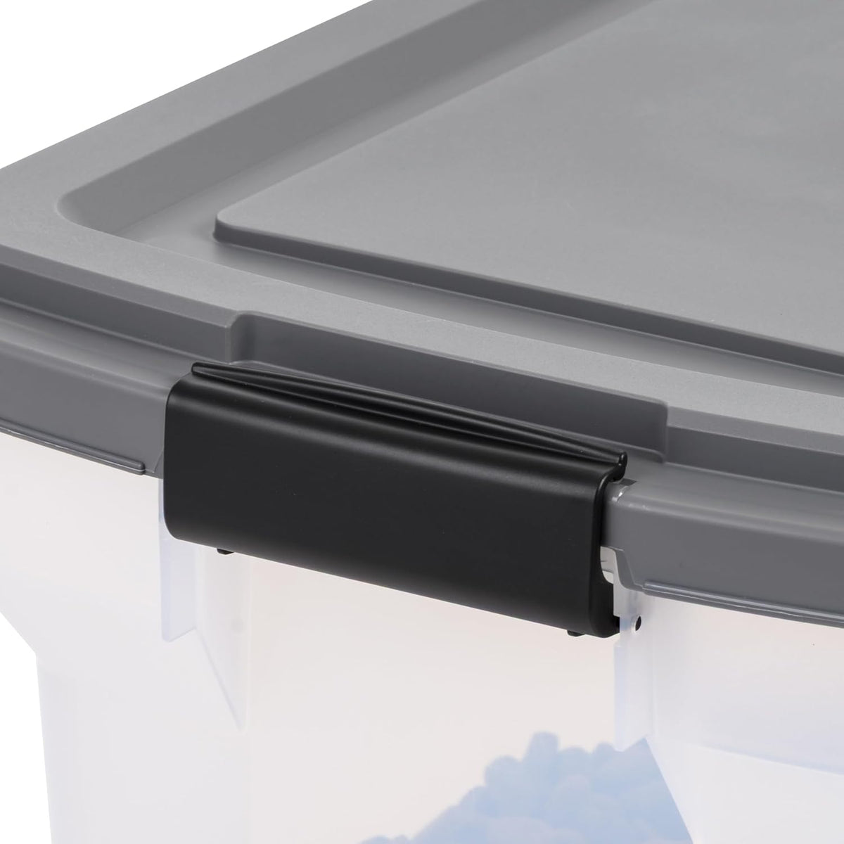 Dog Food Storage Container, Up to 58 lbs, Smoke Black, Made in USA
