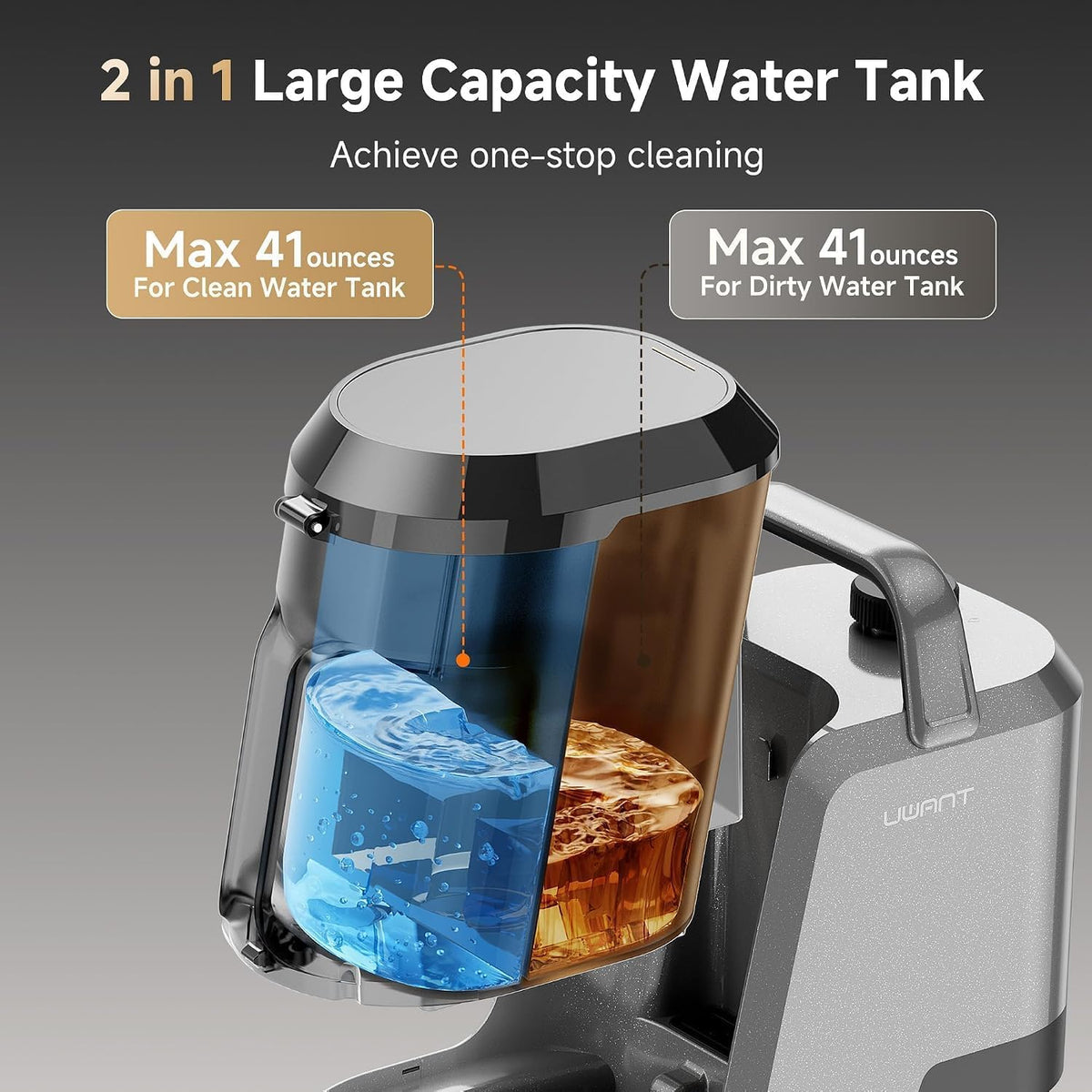 Carpet Cleaner Machine with Steam&Hot&Cold Water Models 18Kpa Powerful Suction Upholstery Cleaner Machine with Pet Pro Cleaner for Pets, Carpet Steam Cleaner Set of 1