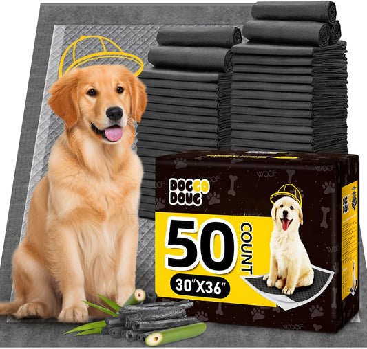 Dog Pee Pads for Dogs XXL 30"x36" with Adhesive Tabs