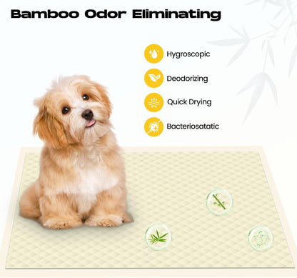 Dog Pee Pads for Dogs XXL 30"x36" with Adhesive Tabs