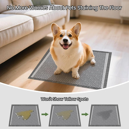 Dog Pee Pads for Dogs XXL 30"x36" with Adhesive Tabs