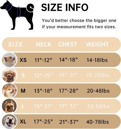 No Pull Dog Harness for Medium Dogs, Dog Vest Harness with Leash, Safety Belt and Storage Strap, Fully Adjustable Harness, 360° Reflective Strip, Soft Handle (Purple, M)