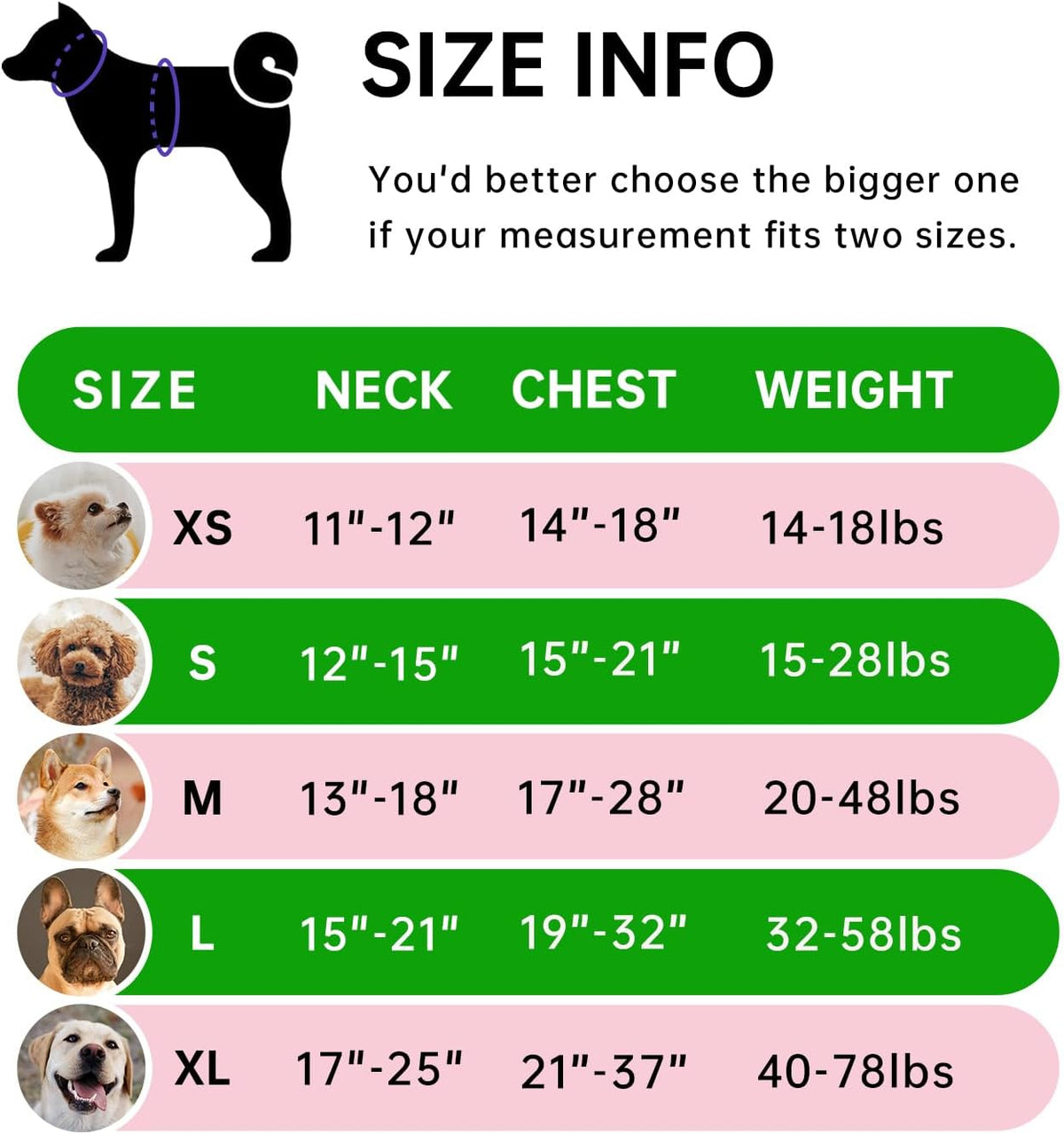 No Pull Dog Harness for Medium Dogs, Dog Vest Harness with Leash, Safety Belt and Storage Strap, Fully Adjustable Harness, 360° Reflective Strip, Soft Handle (Purple, M)