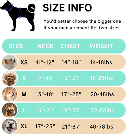 No Pull Dog Harness for Medium Dogs, Dog Vest Harness with Leash, Safety Belt and Storage Strap, Fully Adjustable Harness, 360° Reflective Strip, Soft Handle (Purple, M)