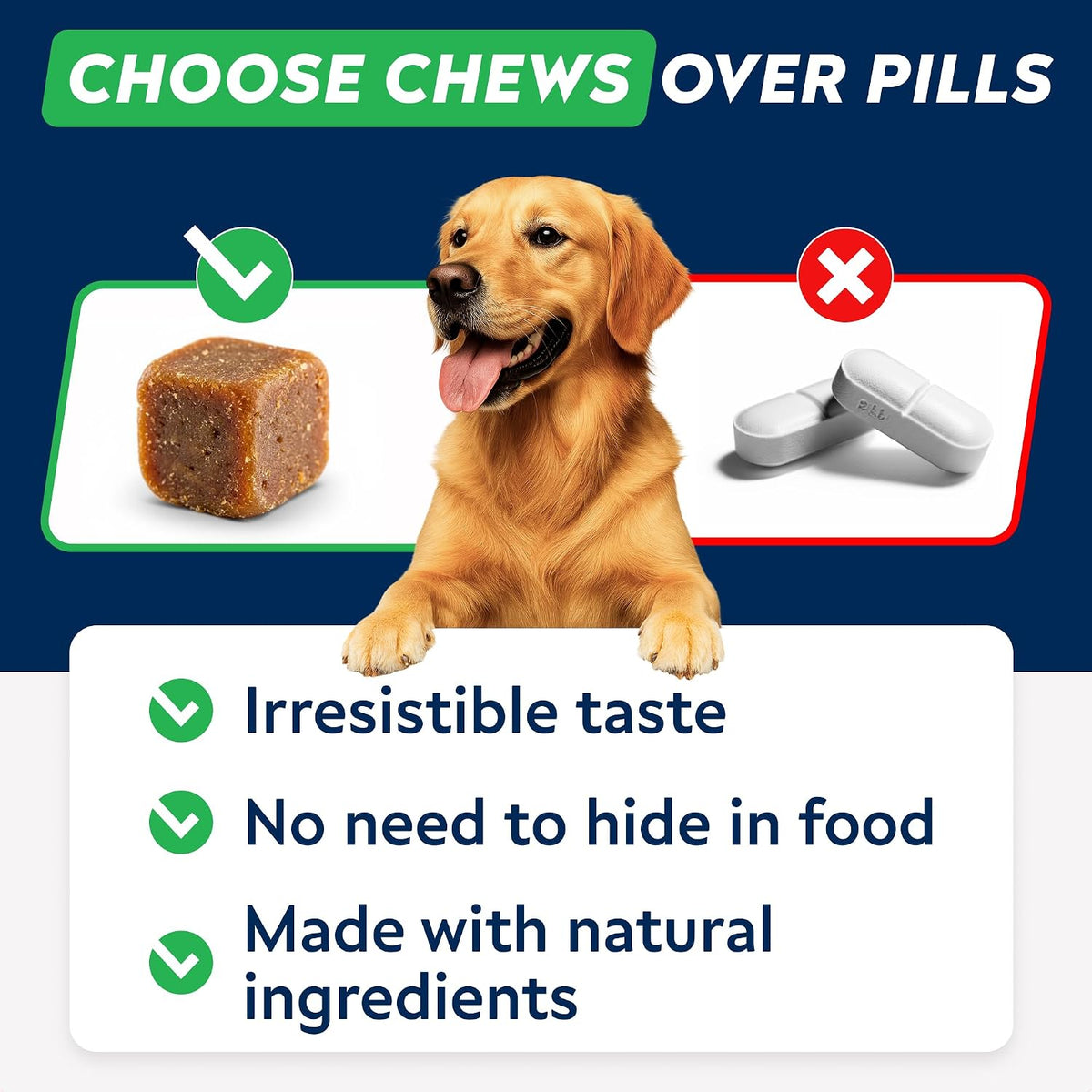 Dog Allergy & Itching Relief - Anti Itch, Skin&Coat Support Chews w/Omega 3