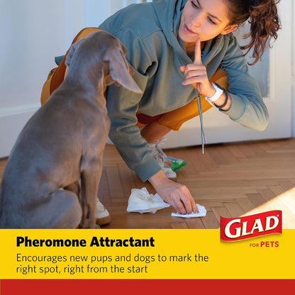 Glad for Pets Activated Carbon Training Pads, Anti-Microbial