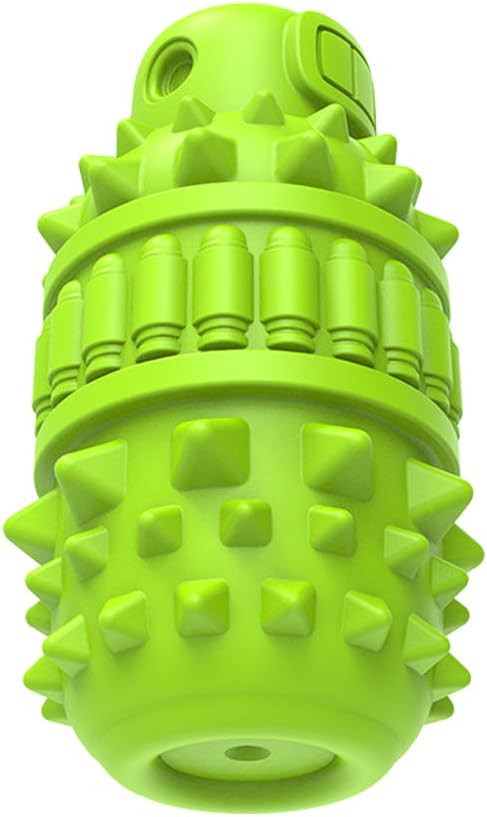 PIFFZEDO Natural Rubber Squeaky Dog Chew Toy for Large Aggressive Chewers