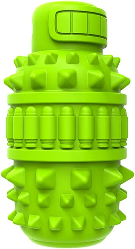 PIFFZEDO Natural Rubber Squeaky Dog Chew Toy for Large Aggressive Chewers