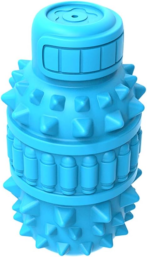 PIFFZEDO Natural Rubber Squeaky Dog Chew Toy for Large Aggressive Chewers