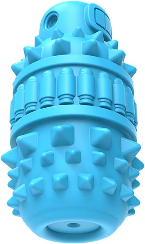 PIFFZEDO Natural Rubber Squeaky Dog Chew Toy for Large Aggressive Chewers