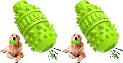 PIFFZEDO Natural Rubber Squeaky Dog Chew Toy for Large Aggressive Chewers