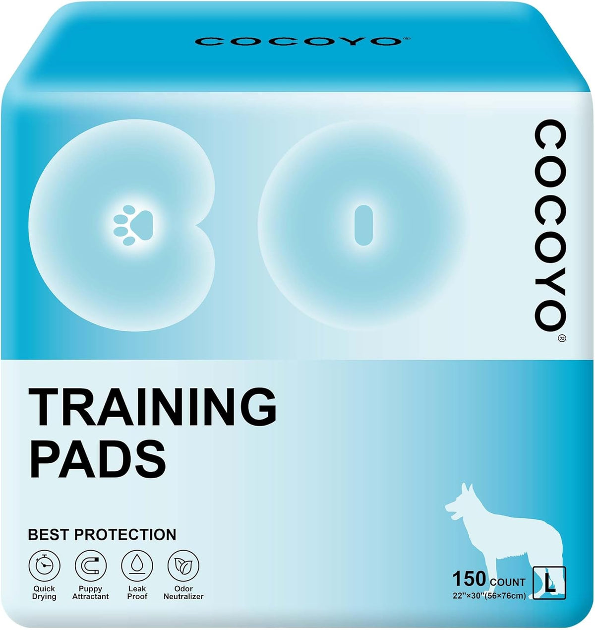 Best Value Dog Training Pads Giant Size | Dog Pee Pads XXXL Size | Super Absorbent Puppy Pads (30" x 45", 30 Count) (XXXL)