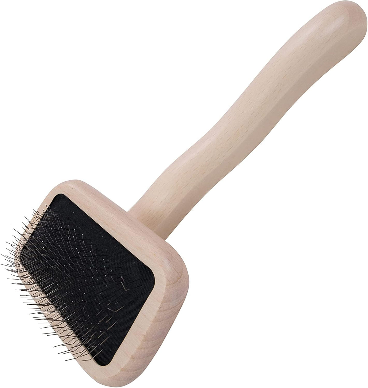 Slicker Brush for Dogs, Groom Like a Professional, Ideal For All Coat Types, Remove Shedding Coat, Tangles and Dead Undercoat, 17 mm Stainless Steel Pins, Medium