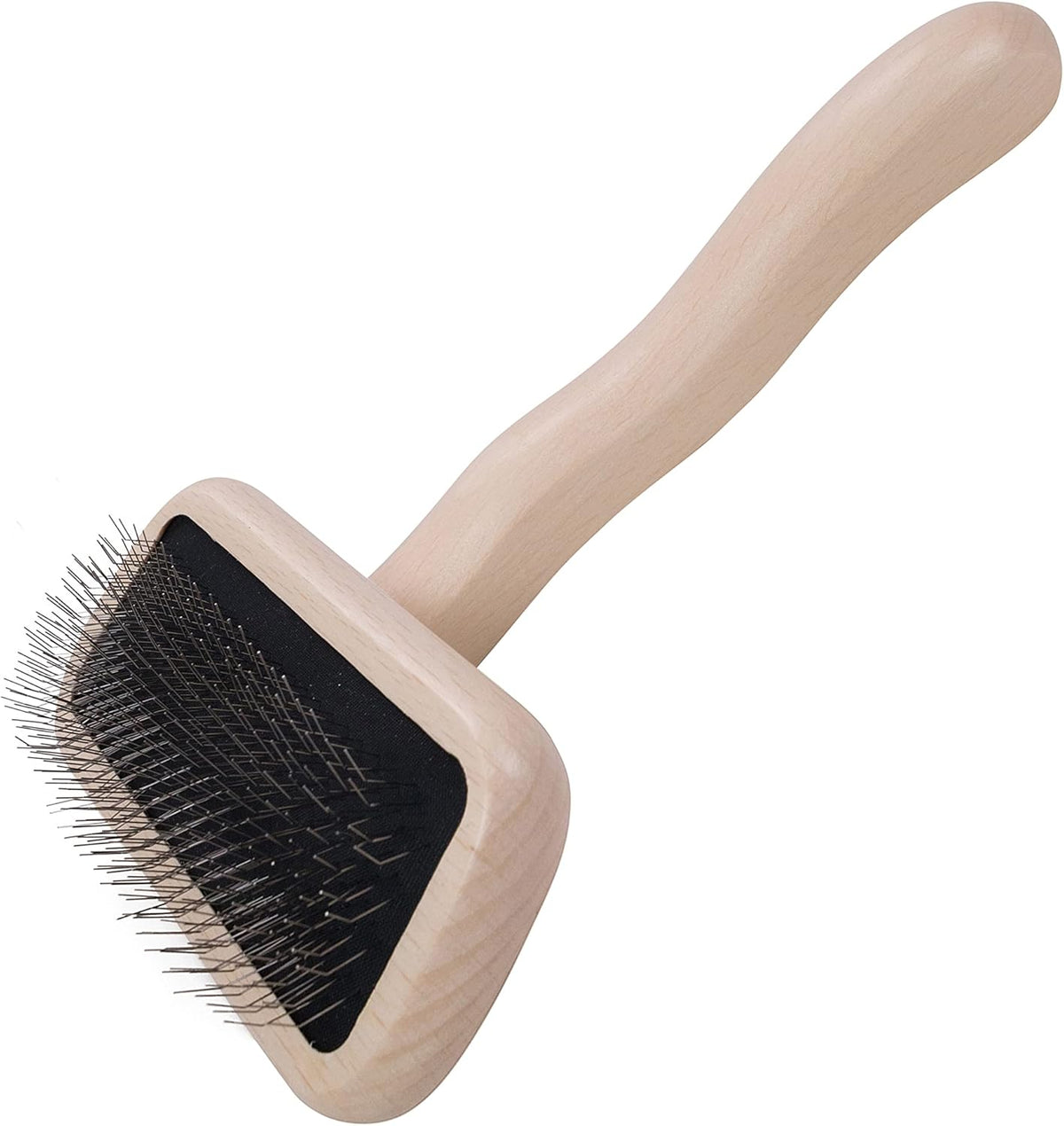 Slicker Brush for Dogs, Groom Like a Professional, Ideal For All Coat Types, Remove Shedding Coat, Tangles and Dead Undercoat, 17 mm Stainless Steel Pins, Medium