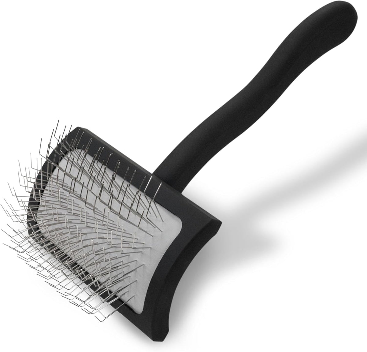 Slicker Brush for Dogs, Groom Like a Professional, Ideal For All Coat Types, Remove Shedding Coat, Tangles and Dead Undercoat, 17 mm Stainless Steel Pins, Medium