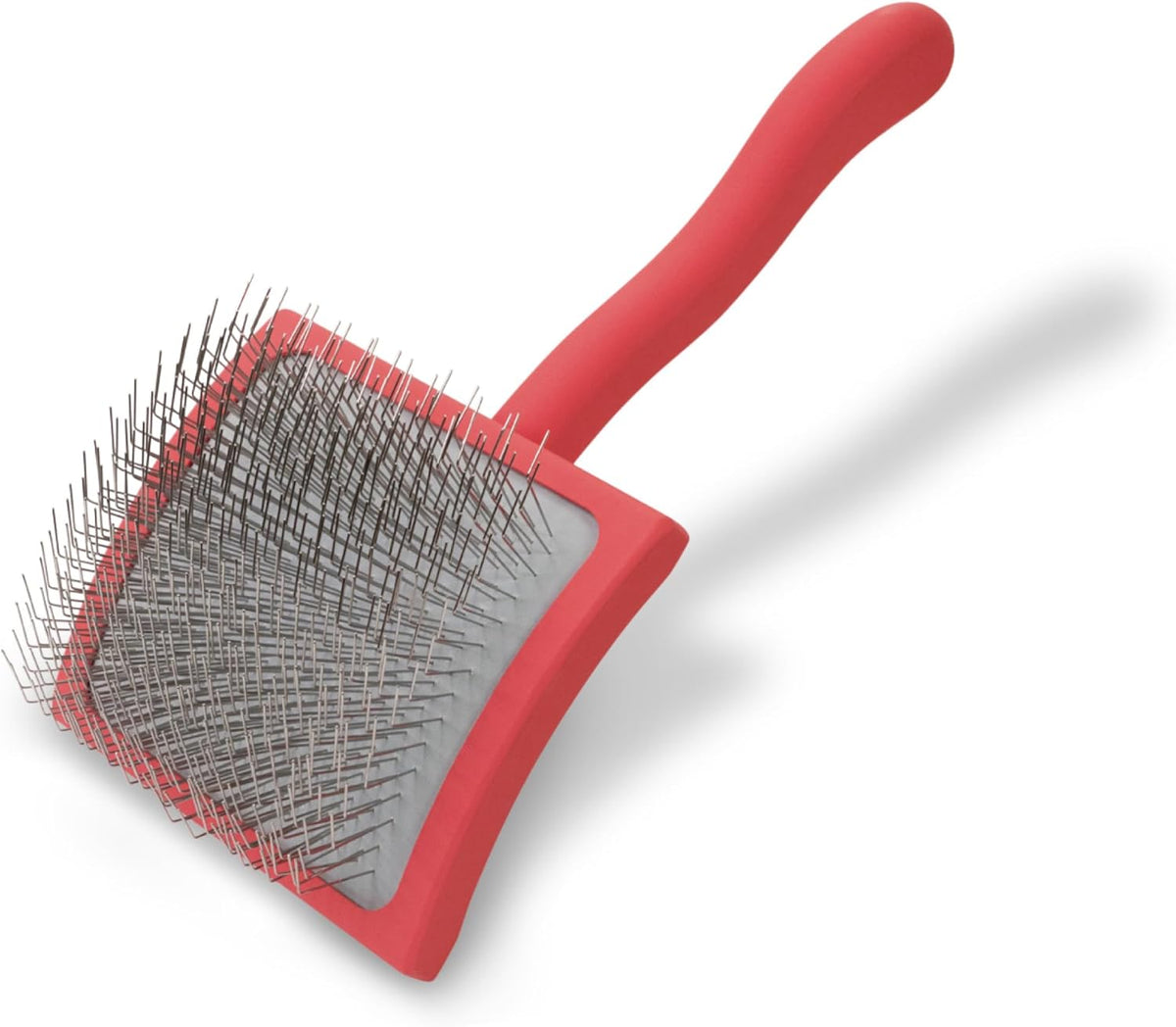 Slicker Brush for Dogs, Groom Like a Professional, Ideal For All Coat Types, Remove Shedding Coat, Tangles and Dead Undercoat, 17 mm Stainless Steel Pins, Medium