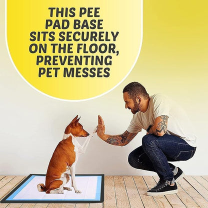 Dog Pee Pad Holder - Fits Up to 36” x 36” Pee Pad - - Grey