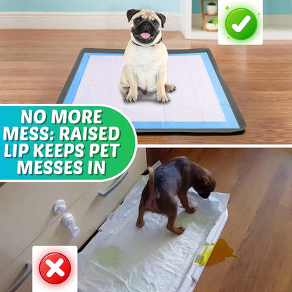 Dog Pee Pad Holder - Fits Up to 36” x 36” Pee Pad - - Grey