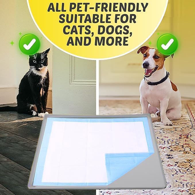 Dog Pee Pad Holder - Fits Up to 36” x 36” Pee Pad - - Grey
