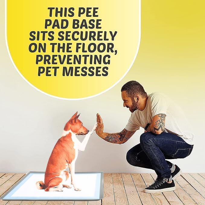 Dog Pee Pad Holder - Fits Up to 36” x 36” Pee Pad - - Grey