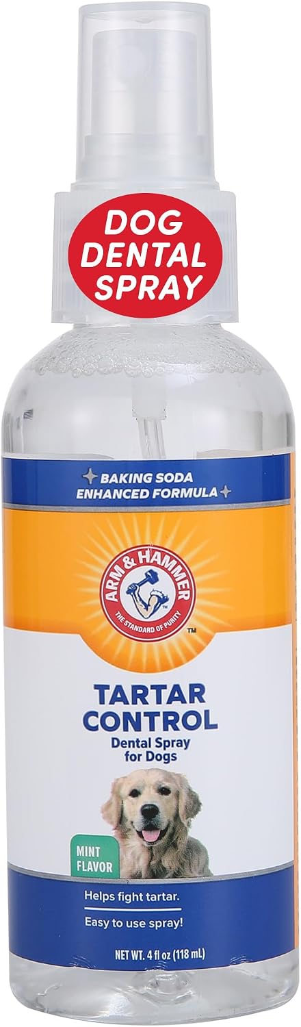 Tartar Control Dental Spray for Dogs, Mint, 4 Fl Oz